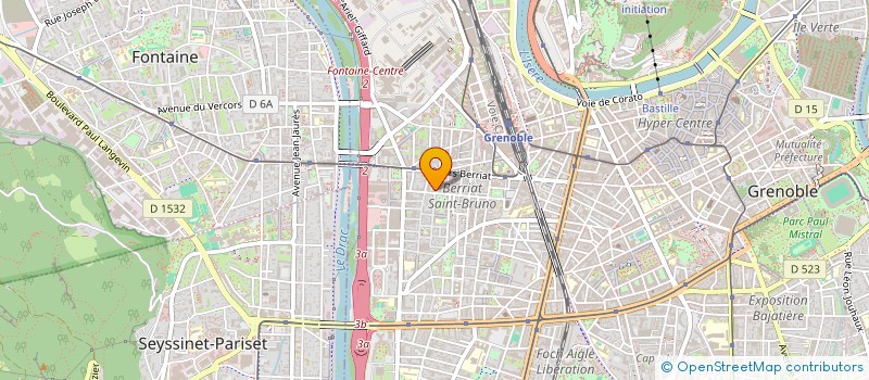 localisation de l'entreprise MADAME MATHILDE DA SILVA à GRENOBLE