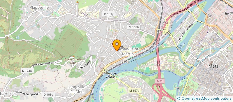 localisation de l'entreprise MADAME MATHILDE DAELMAN  LE BAN-SAINT-MARTIN