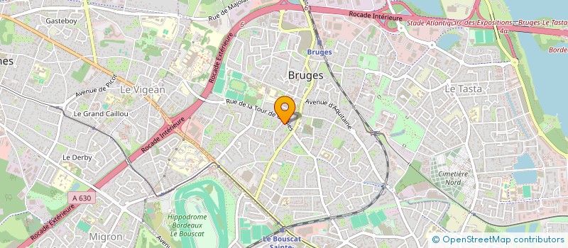 localisation de l'entreprise MADAME MATHILDE DAMBRINE  BRUGES