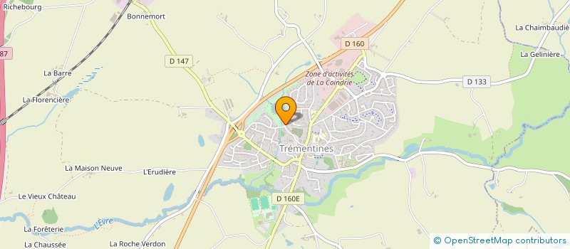 localisation de l'entreprise MADAME MATHILDE DAMBRY  TREMENTINES