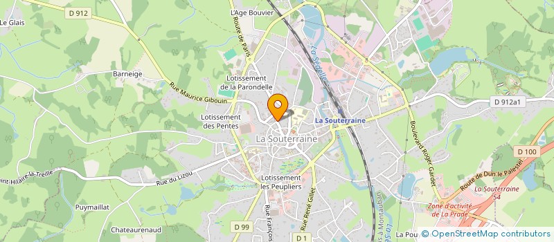 localisation de l'entreprise MADAME MATHILDE DANES à LA SOUTERRAINE