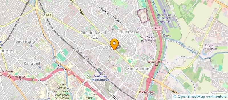localisation de l'entreprise MADAME MATHILDE DANNET à TOULOUSE