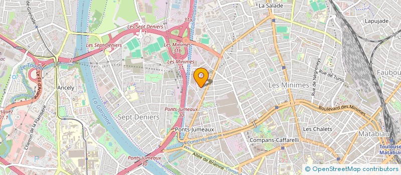 localisation de l'entreprise MADAME MATHILDE DAURELLE  TOULOUSE