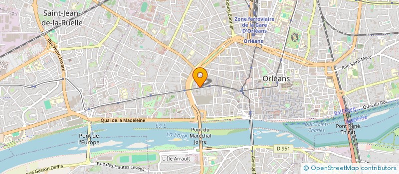 localisation de l'entreprise MADAME MATHILDE DAUVERGNE  ORLEANS