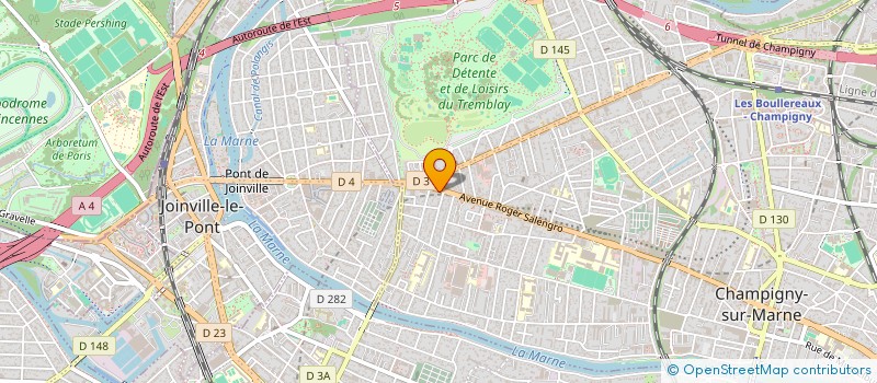 localisation de l'entreprise MADAME MATHILDE DAVID  CHAMPIGNY-SUR-MARNE