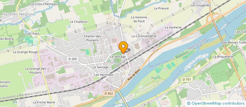 localisation de l'entreprise MADAME MATHILDE DAVID  POCE-SUR-CISSE