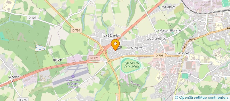 localisation de l'entreprise MADAME MATHILDE DE BLAS à QUEVERT
