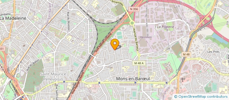 localisation de l'entreprise MADAME MATHILDE DE BRUYNE  MONS-EN-BARUL