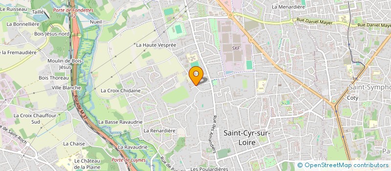 localisation de l'entreprise MADAME MATHILDE DE GUILHEM DE LATAILLADE  SAINT-CYR-SUR-LOIRE