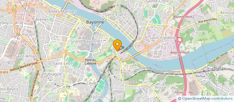 localisation de l'entreprise MADAME MATHILDE DE JOANTHO à BAYONNE
