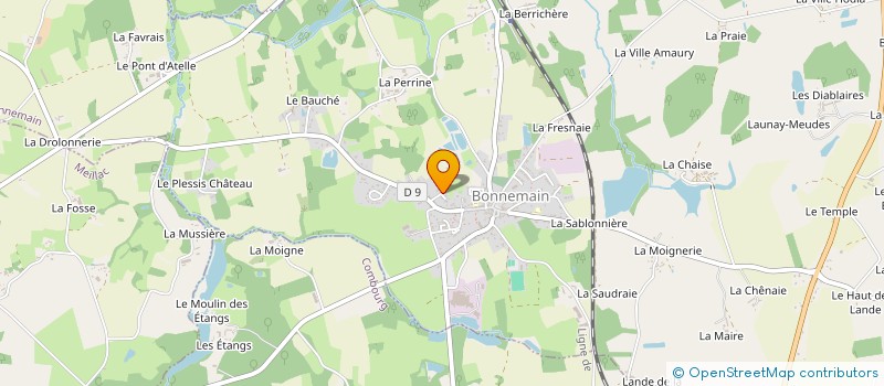 localisation de l'entreprise MADAME MATHILDE DE LA BOUERE à BONNEMAIN