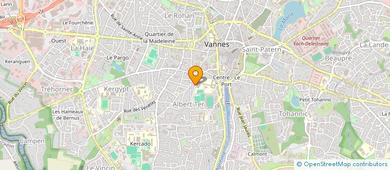 localisation de l'entreprise MADAME MATHILDE DE MATTEIS à VANNES