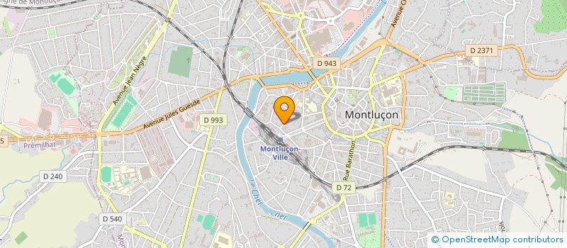 localisation de l'entreprise MADAME MATHILDE DE RUFFRAY à MONTLUCON