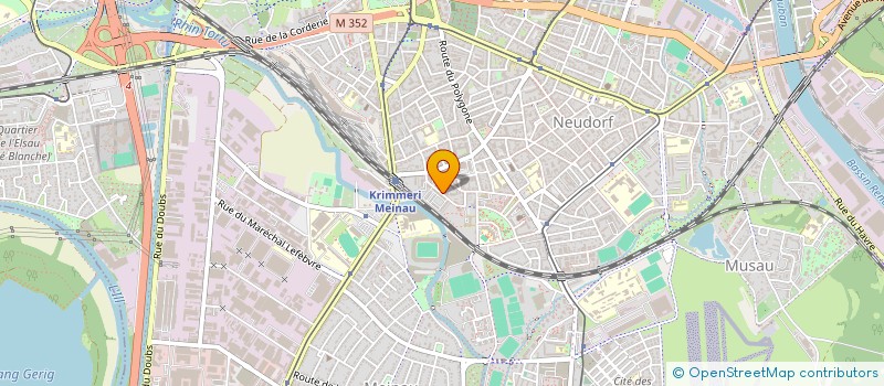 localisation de l'entreprise MADAME MATHILDE DE WATTEVILLE DE BERCKHEIM à STRASBOURG