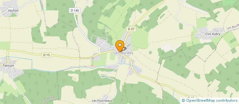 localisation de l'entreprise MADAME MATHILDE DEBAIS à LES BORDES