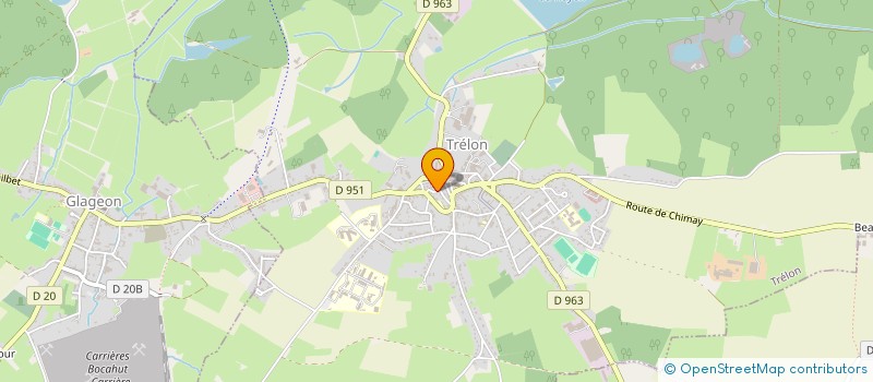 localisation de l'entreprise MADAME MATHILDE DEBATISSE  TRELON