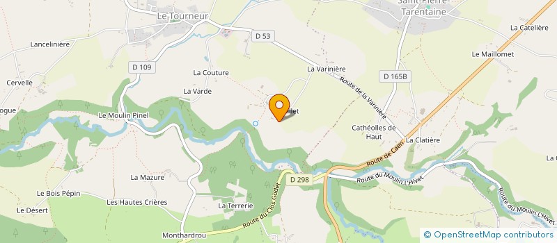 localisation de l'entreprise MADAME MATHILDE DEBUIRE  SOULEUVRE EN BOCAGE