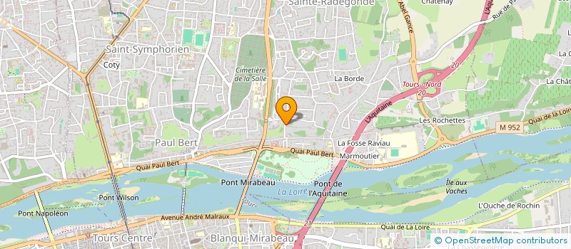 localisation de l'entreprise MADAME MATHILDE DEJOIE à TOURS