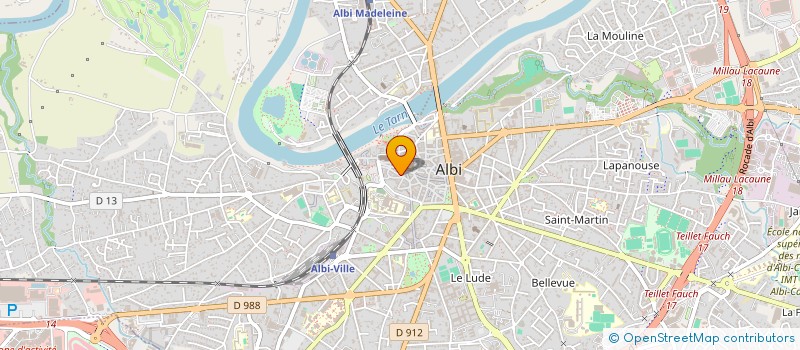 localisation de l'entreprise MADAME MATHILDE DEJOYE à ALBI