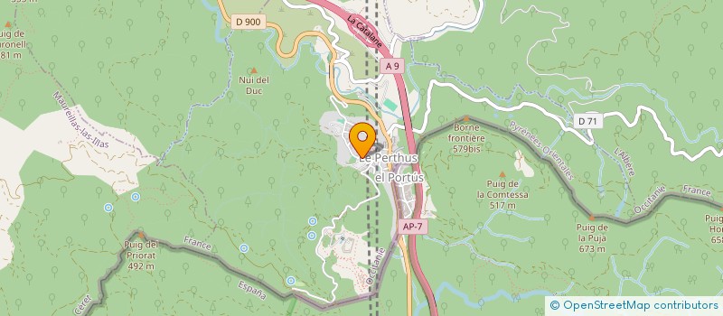 localisation de l'entreprise MADAME MATHILDE DEL PINO  LE PERTHUS