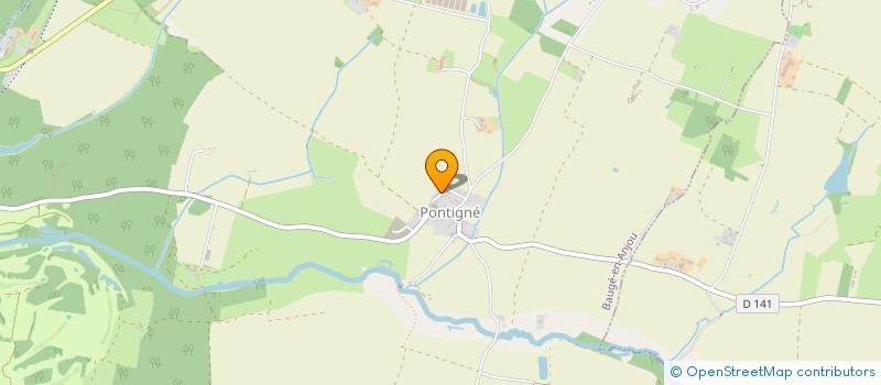 localisation de l'entreprise MADAME MATHILDE DELAPORTE  BAUGE-EN-ANJOU