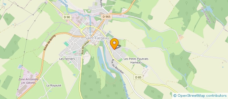 localisation de l'entreprise MADAME MATHILDE DELAS  SAINT-FARGEAU