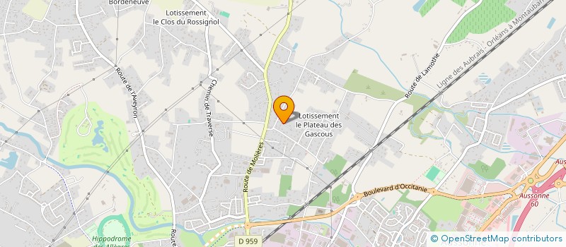 localisation de l'entreprise MADAME MATHILDE DELMAS  MONTAUBAN