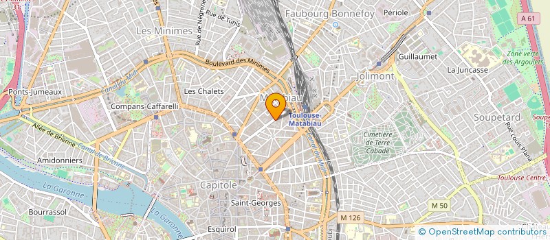 localisation de l'entreprise MADAME MATHILDE DELON à TOULOUSE