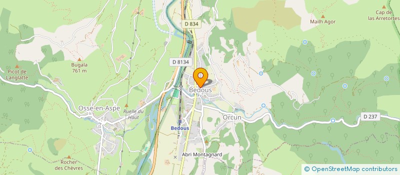 localisation de l'entreprise MADAME MATHILDE DEMANGEAT  BEDOUS