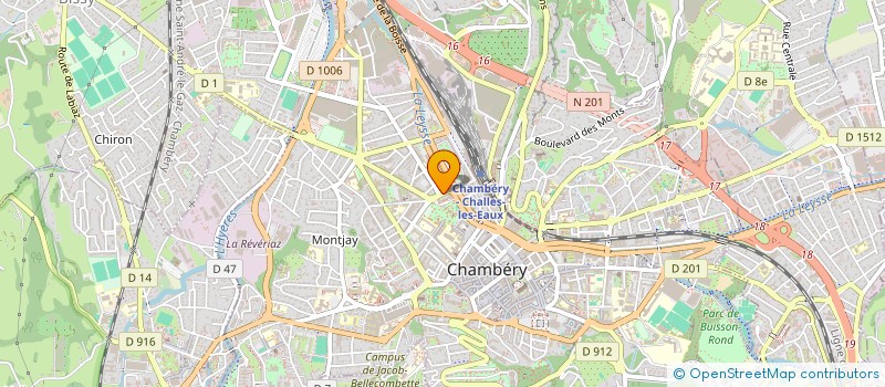 localisation de l'entreprise MADAME MATHILDE DEMON  CHAMBERY