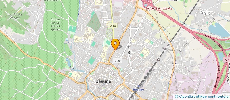 localisation de l'entreprise MADAME MATHILDE DEMOULIN à BEAUNE