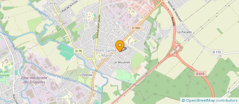localisation de l'entreprise MADAME MATHILDE DERISSON à PONT-SAINTE-MARIE