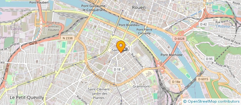 localisation de l'entreprise MADAME MATHILDE DESJARDINS  ROUEN