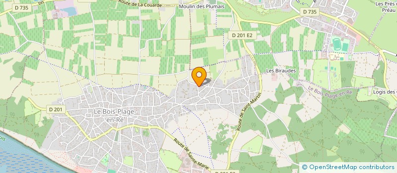 localisation de l'entreprise MADAME MATHILDE DESMET  LE BOIS-PLAGE-EN-RE