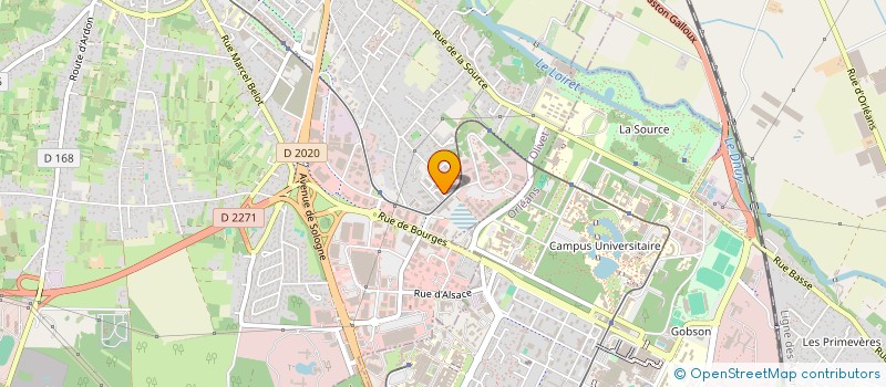 localisation de l'entreprise MADAME MATHILDE DETURCK GARNON à OLIVET