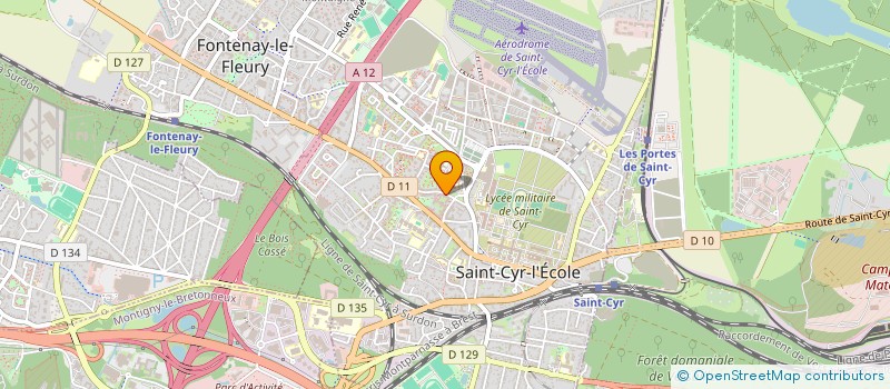 localisation de l'entreprise MADAME MATHILDE DEVERAUX  SAINT-CYR-L'ECOLE