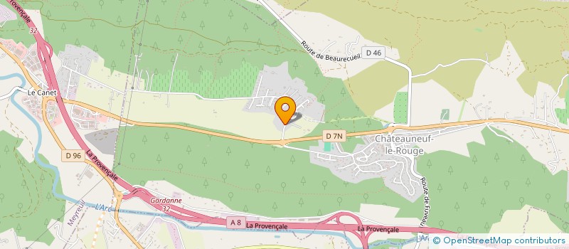 localisation de l'entreprise MADAME MATHILDE DIJOL  CHATEAUNEUF-LE-ROUGE