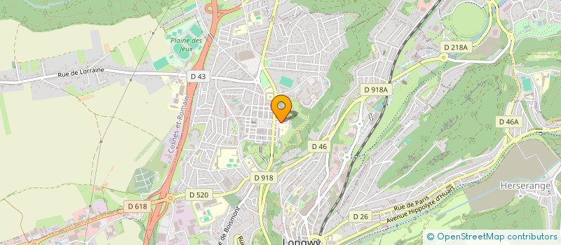 localisation de l'entreprise MADAME MATHILDE DIREZ  LONGWY
