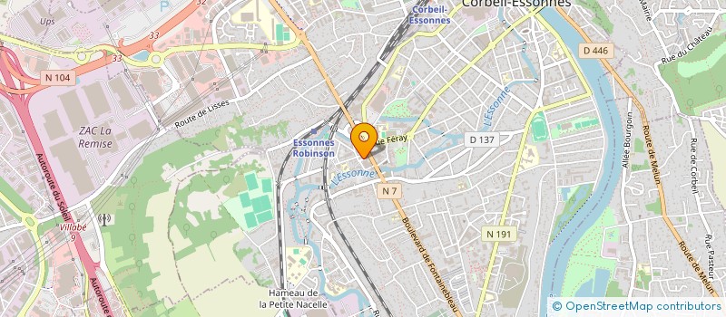 localisation de l'entreprise MADAME MATHILDE DOS SANTOS TAVARES à CORBEIL-ESSONNES