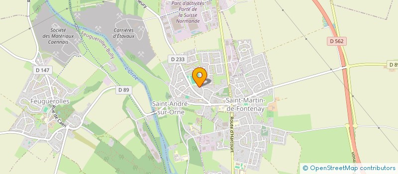 localisation de l'entreprise MADAME MATHILDE DOUBLET  SAINT-ANDRE-SUR-ORNE