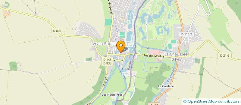 localisation de l'entreprise MADAME MATHILDE DRIOT à IVRY-LA-BATAILLE