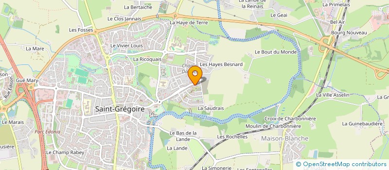 localisation de l'entreprise MADAME MATHILDE DROUFFE  SAINT-GREGOIRE