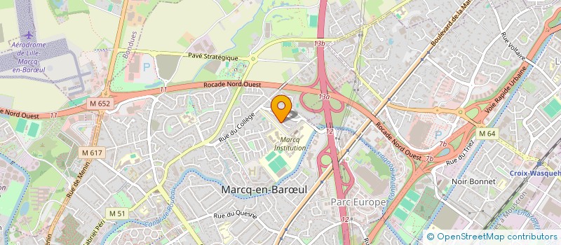 localisation de l'entreprise MADAME MATHILDE DROUVIN à MARCQ-EN-BARŒUL