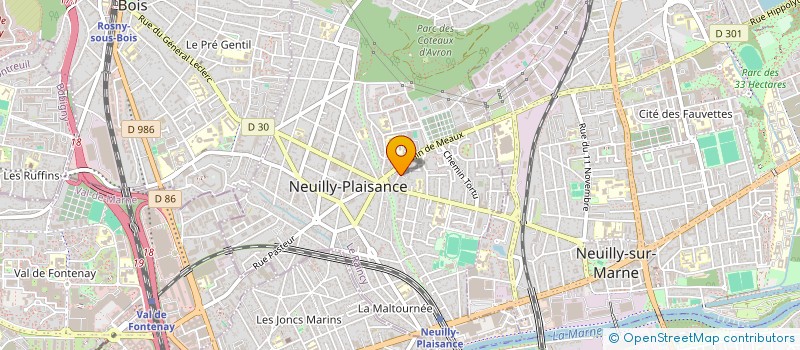 localisation de l'entreprise MADAME MATHILDE DRUJON  NEUILLY-PLAISANCE