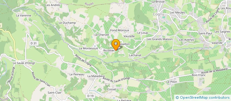 localisation de l'entreprise MADAME MATHILDE DUCHAUSSOY  COGNY