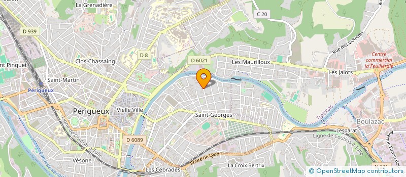 localisation de l'entreprise MADAME MATHILDE DUCOS  PERIGUEUX