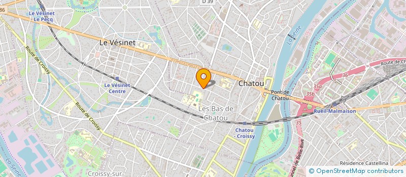 localisation de l'entreprise MADAME MATHILDE DUFAURE DE LAJARTE  CHATOU