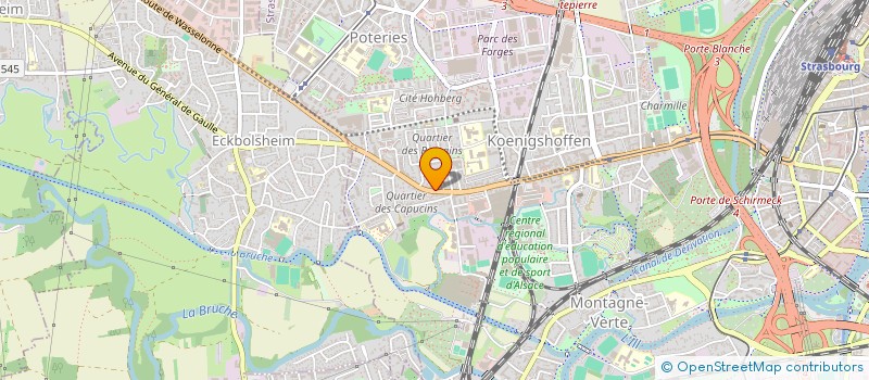 localisation de l'entreprise MADAME MATHILDE DUFOUR à STRASBOURG