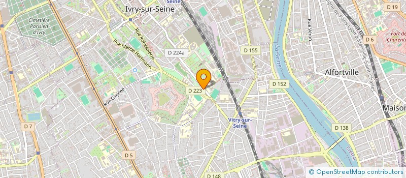 localisation de l'entreprise MADAME MATHILDE DUPONT  IVRY-SUR-SEINE