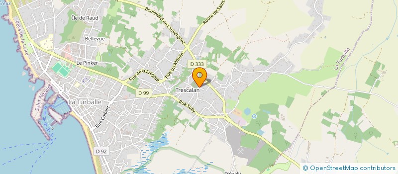 localisation de l'entreprise MADAME MATHILDE DUPONT  LA TURBALLE